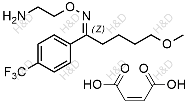 氟伏沙明EP杂质B (马来酸盐）结构式