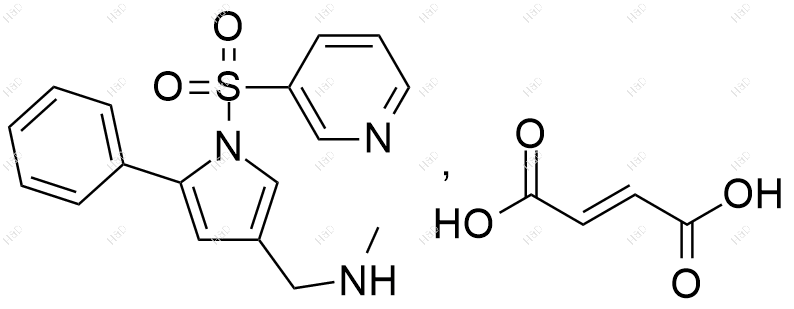 沃诺拉赞杂质U8(富马酸盐)结构式