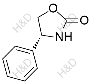(R)-(-)-4-Phenyl-2-oxazolidinone化学结构式