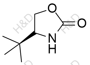 (S)-(-)-4-tert-Butyl-2-oxazolidinone结构式
