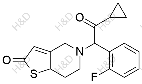 普拉格雷杂质D结构式