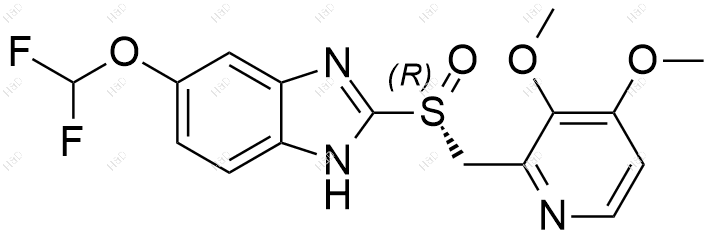 R-泮托拉唑结构式