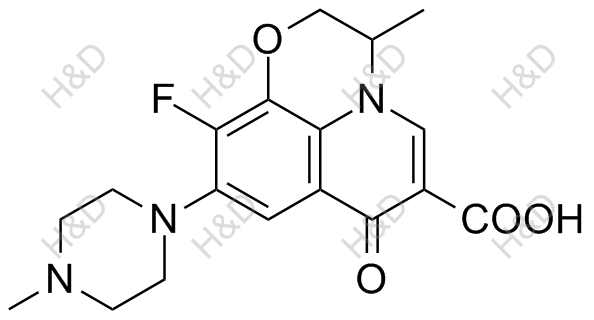 氧氟沙星EP杂质D化学结构式