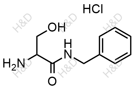 拉科酰胺杂质14(盐酸盐）结构式