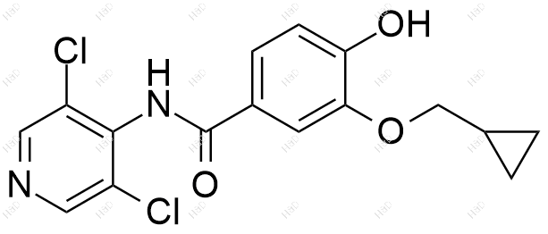 罗氟司特USP相关化合物A化学结构式