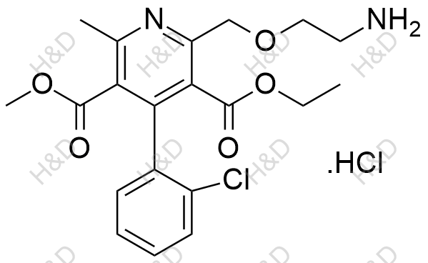 氨氯地平EP杂质D（盐酸盐）结构式