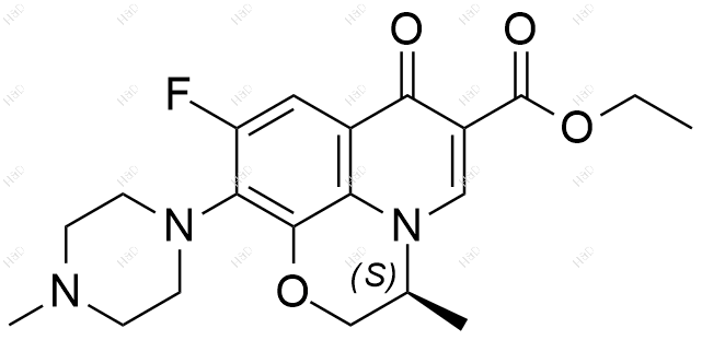 左氧氟沙星USP杂质C化学结构式