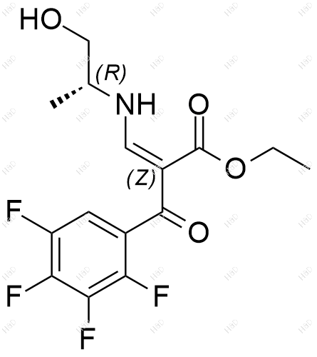 左氧氟沙星杂质12结构式