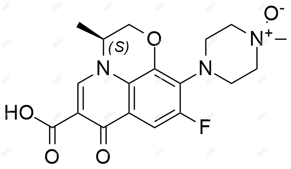 左氧氟沙星EP杂质C结构式