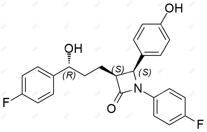 依折麦布（RSS）异构体结构式
