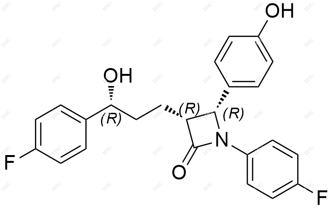 依折麦布（RRR）异构体结构式