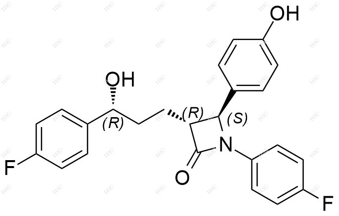 依折麦布（RRS）异构体结构式
