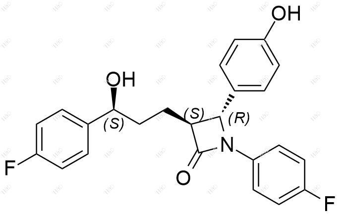 依折麦布（SSR）异构体结构式