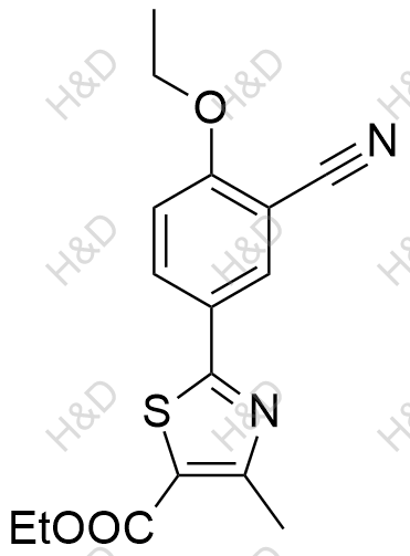 非布索坦杂质33结构式