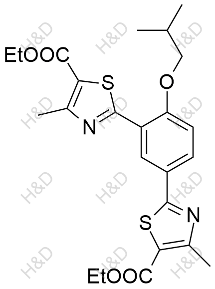 非布索坦杂质35结构式