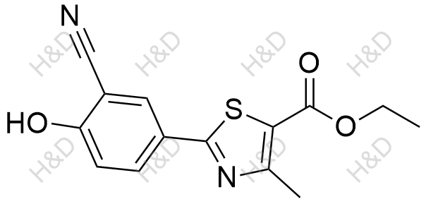 非布索坦杂质3结构式