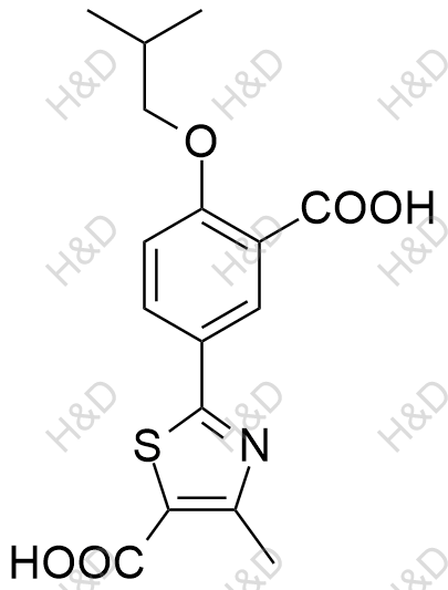 非布索坦杂质2化学结构式