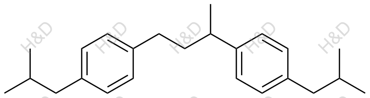 布洛芬EP杂质I化学结构式