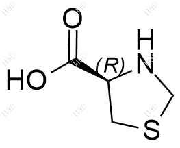 L-硫代脯氨酸结构式