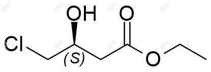 S(-)-4-氯-3-羟基丁酸乙酯结构式