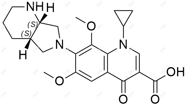 莫西沙星EP杂质B结构式