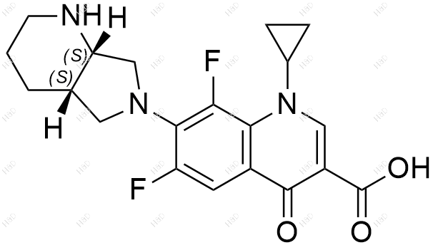盐酸莫西沙星杂质A结构式