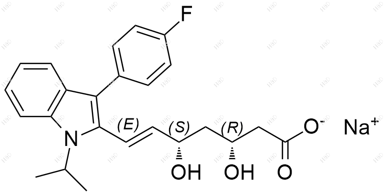 (3R,5S)氟伐他汀钠盐结构式