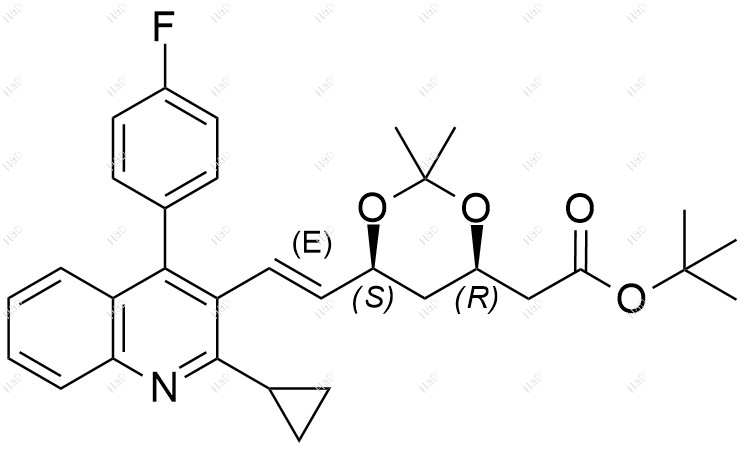 匹伐他汀杂质7化学结构式