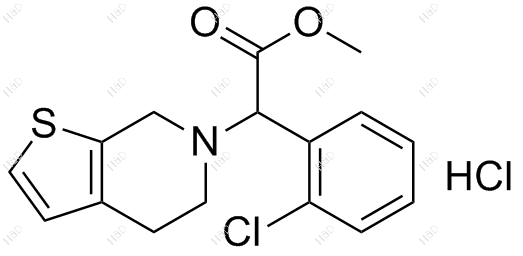 氯吡格雷 USP 相关物质 B（盐酸盐）结构式