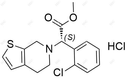 氯吡格雷EP杂质B(盐酸盐)化学结构式