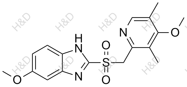 埃索美拉唑杂质D(H168/66)结构式