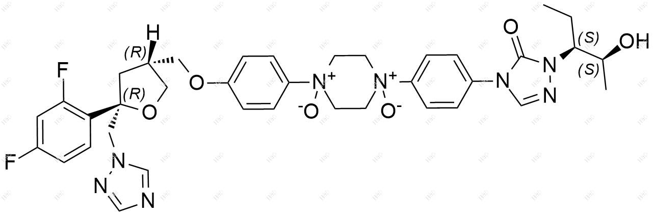 泊沙康唑氮氧化物杂质1结构式