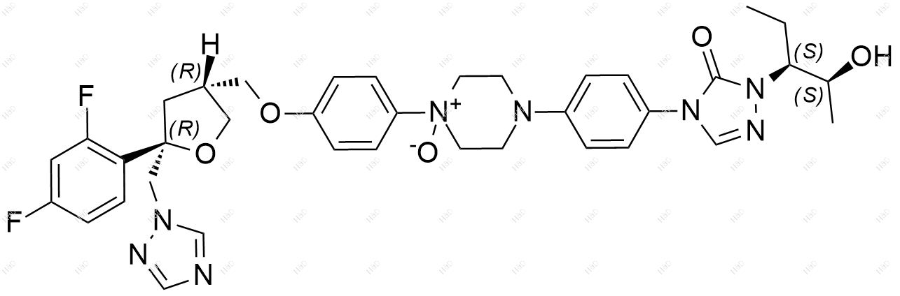 泊沙康唑氮氧化物杂质2化学结构式