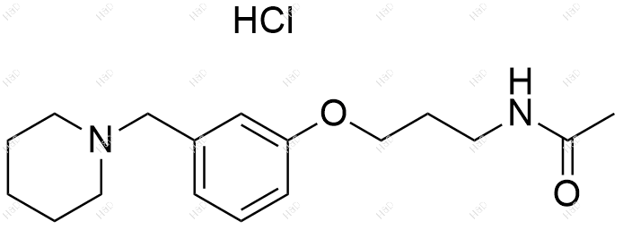 罗沙替丁杂质1(盐酸盐)结构式