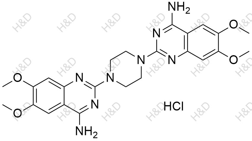 多沙唑嗪EP杂质H(盐酸盐）结构式