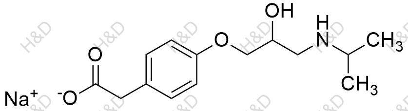 阿替洛尔EP杂质G(钠盐）结构式