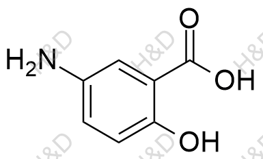 美沙拉嗪化学结构式