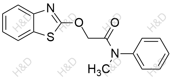 苯噻草胺化学结构式
