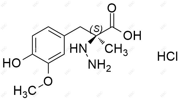 卡比多巴EP杂质C(盐酸盐）结构式