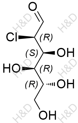 2-氯-2脱氧-D-葡萄糖化学结构式