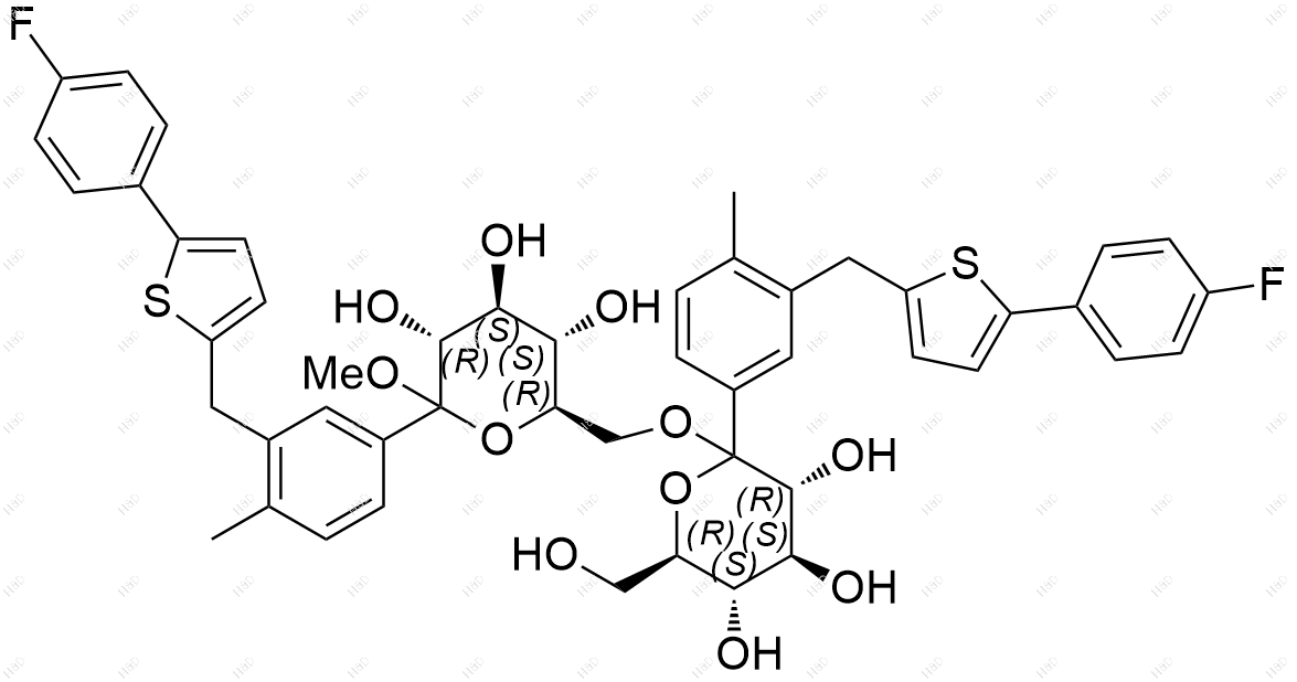 卡格列净杂质84结构式