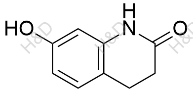 3,4-二氢-7-羟基-2(1H)-喹啉酮化学结构式