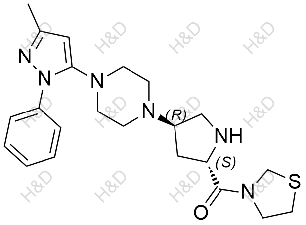 替格列汀杂质18结构式