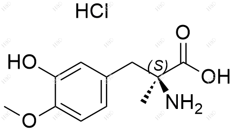 4-O-甲基多巴杂质(盐酸盐）结构式
