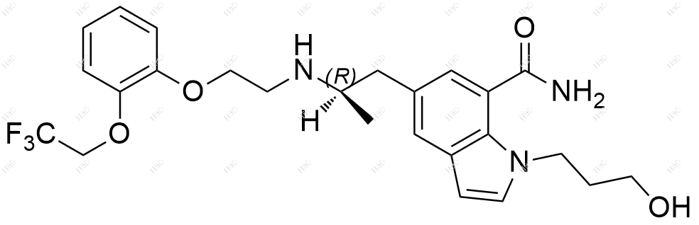 赛洛多辛脱氢杂质结构式
