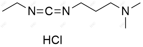 1-乙基-(3-二甲基氨基丙基)碳酰二亚胺盐酸盐化学结构式