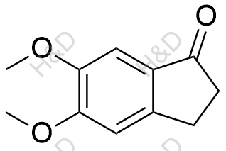 5,6-二甲氧基-1-茚酮结构式