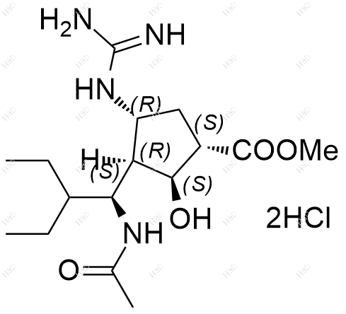 帕拉米韦杂质19(双盐酸盐)结构式