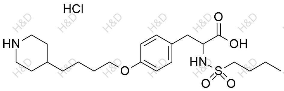 替罗非班杂质17(盐酸盐）结构式