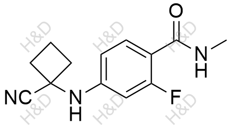 阿帕鲁胺杂质7结构式
